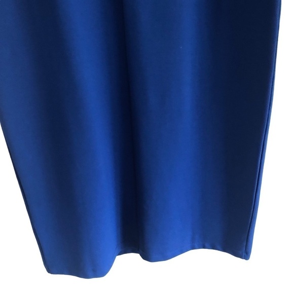 Socialite Cobalt Blue Square Neck Midi Dress NWOT XL - Picture 8 of 8